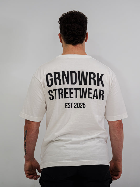 GRNDWRK CORE WHITE TEE