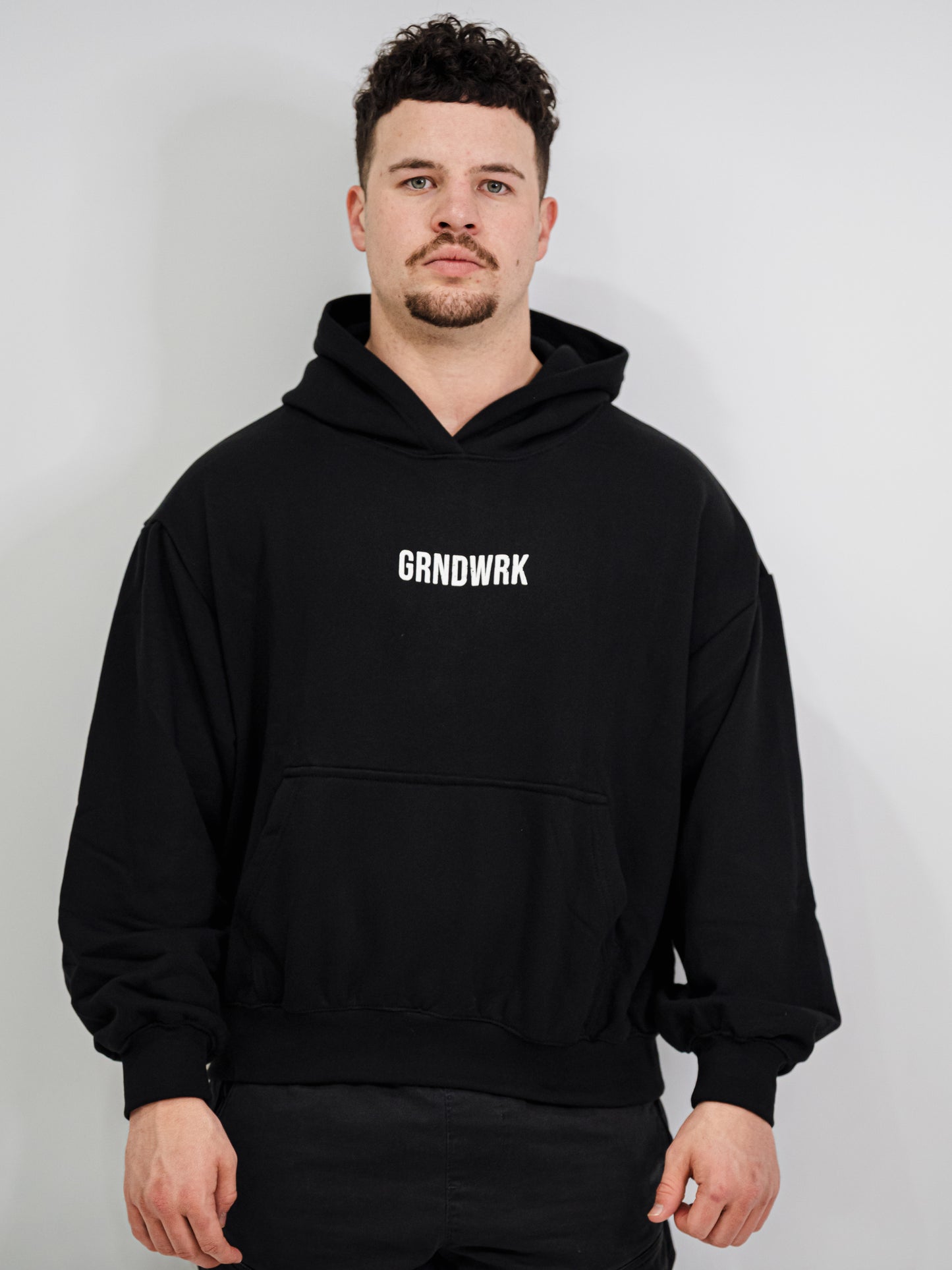 GRNDWRK CORE BLACK HOODIE