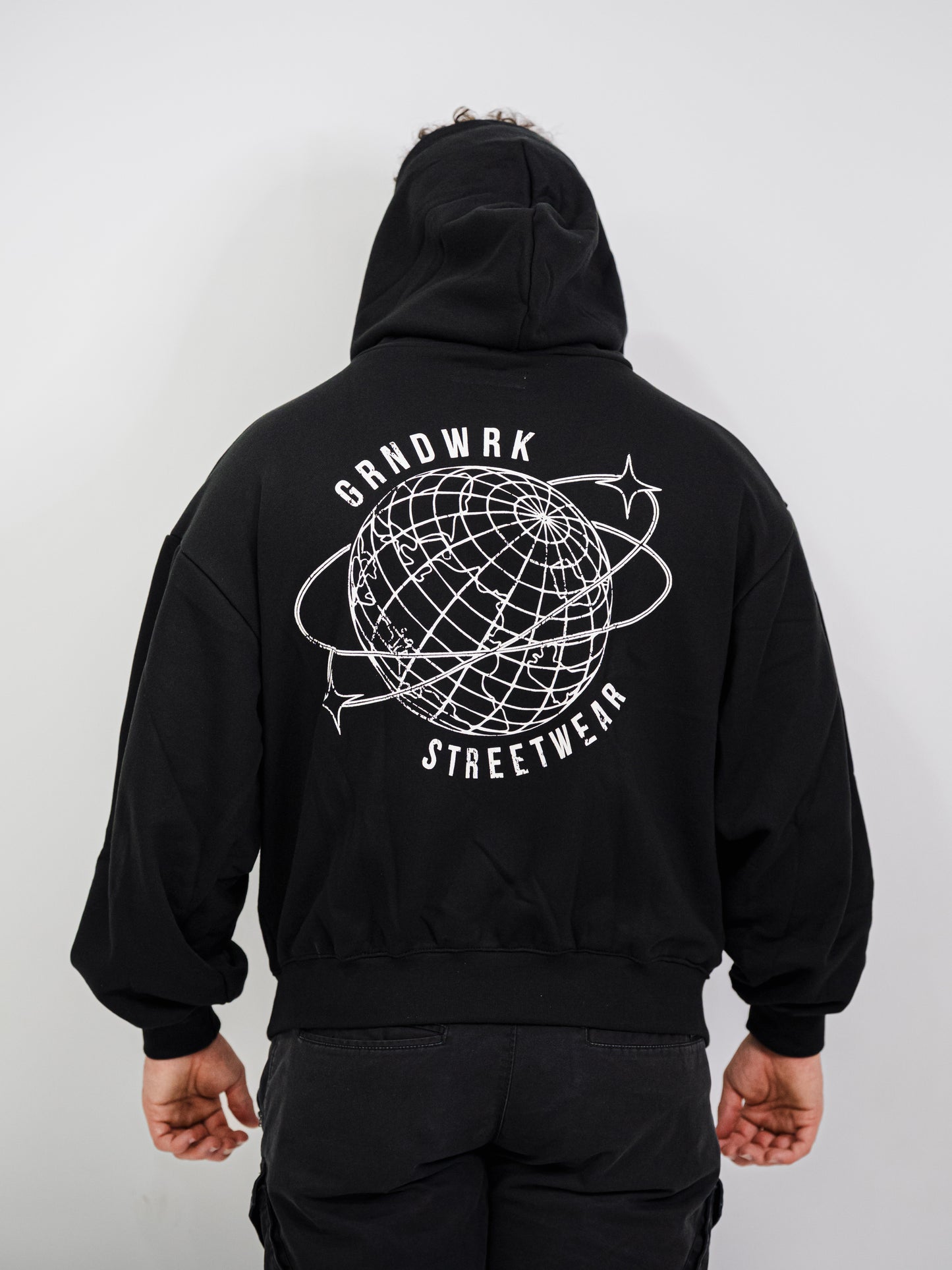 GRNDWRK CORE BLACK HOODIE