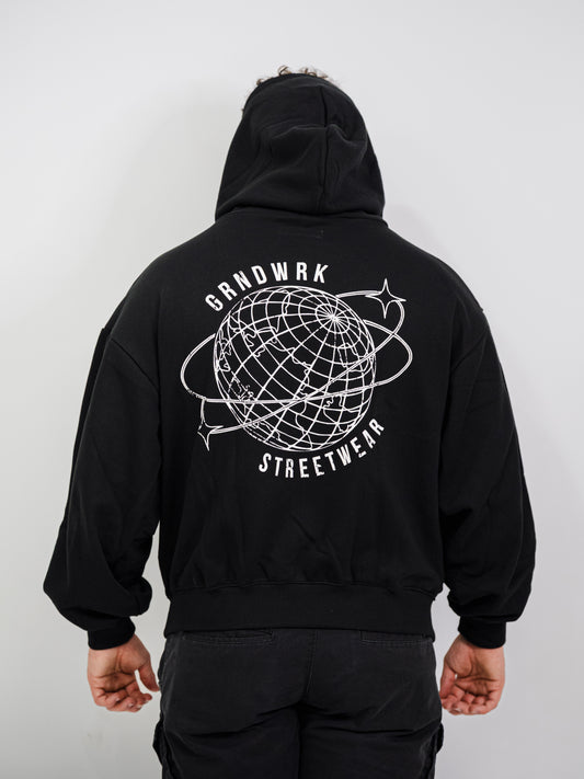 GRNDWRK CORE BLACK HOODIE