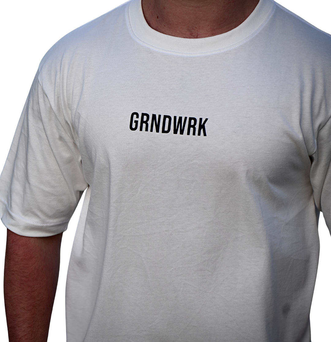 GRNDWRK CORE WHITE TEE