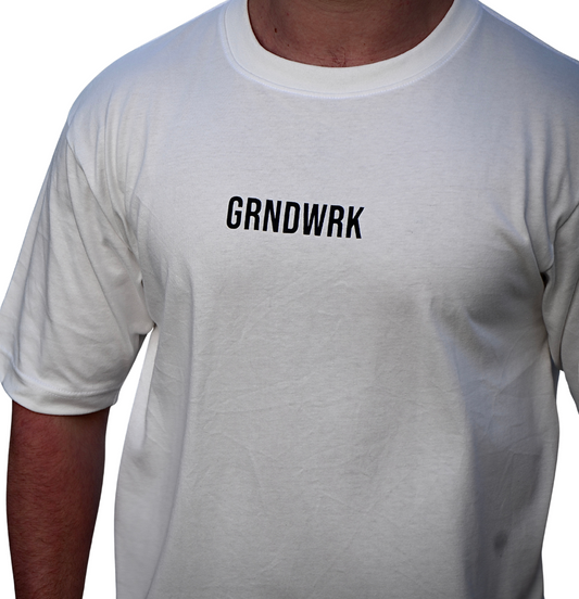GRNDWRK CORE WHITE TEE