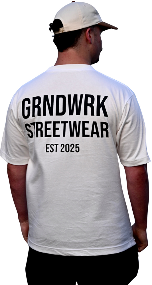GRNDWRK CORE WHITE TEE
