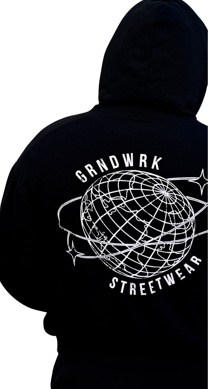 GRNDWRK CORE BLACK HOODIE
