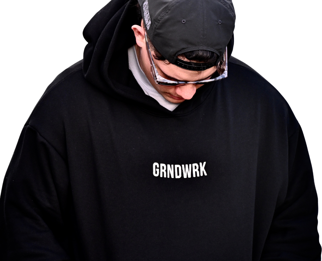 GRNDWRK CORE BLACK HOODIE