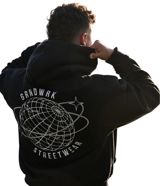 GRNDWRK CORE BLACK HOODIE